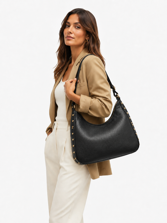 Bolsa Virginia Piel Negro