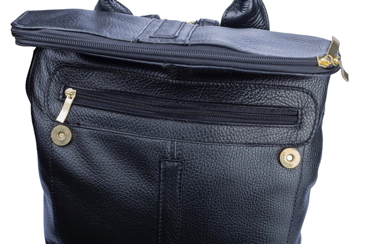 Backpack Venice Negro Piel
