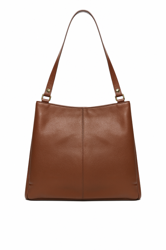 Bolsa Ital Camel Piel