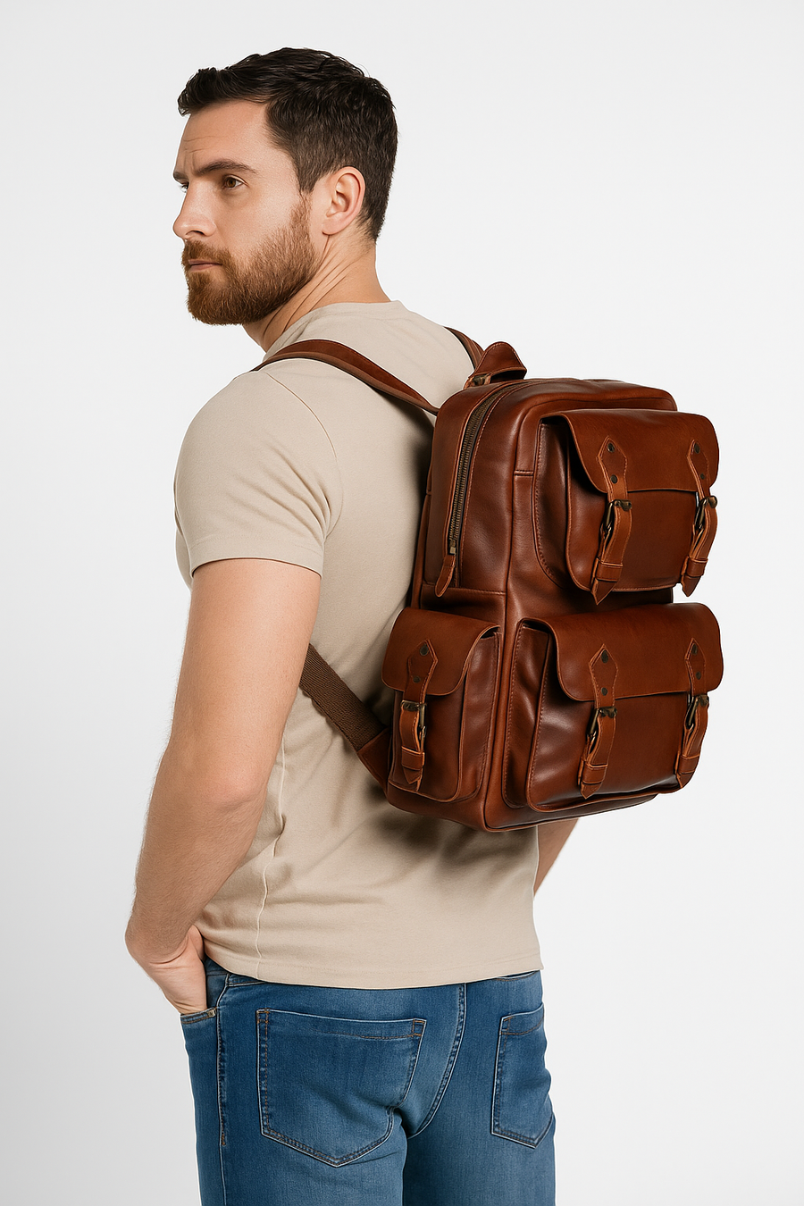 Backpack Alaska Shedron Piel