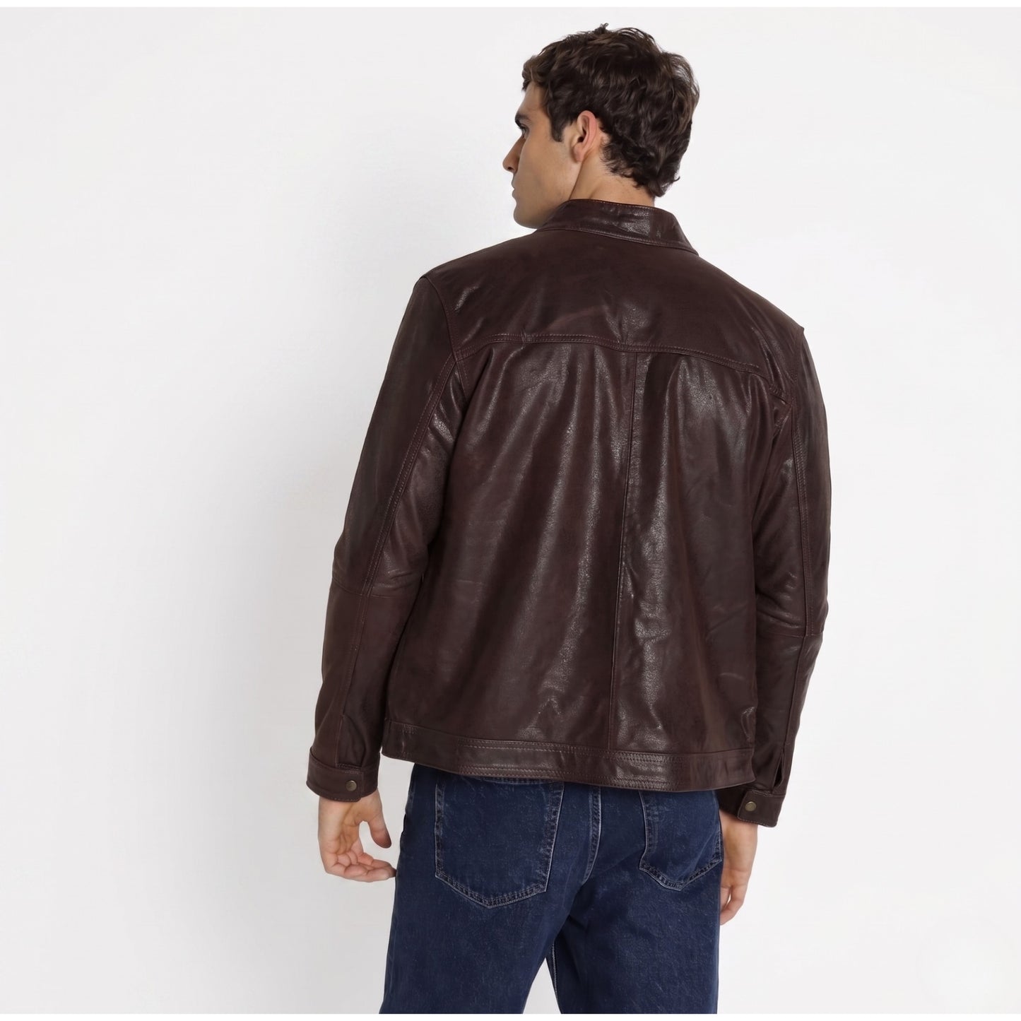 Chamarra PIEL Apollo Craq Tobacco