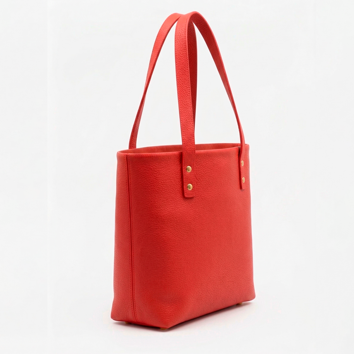 Bolsa Maya Piel Rojo