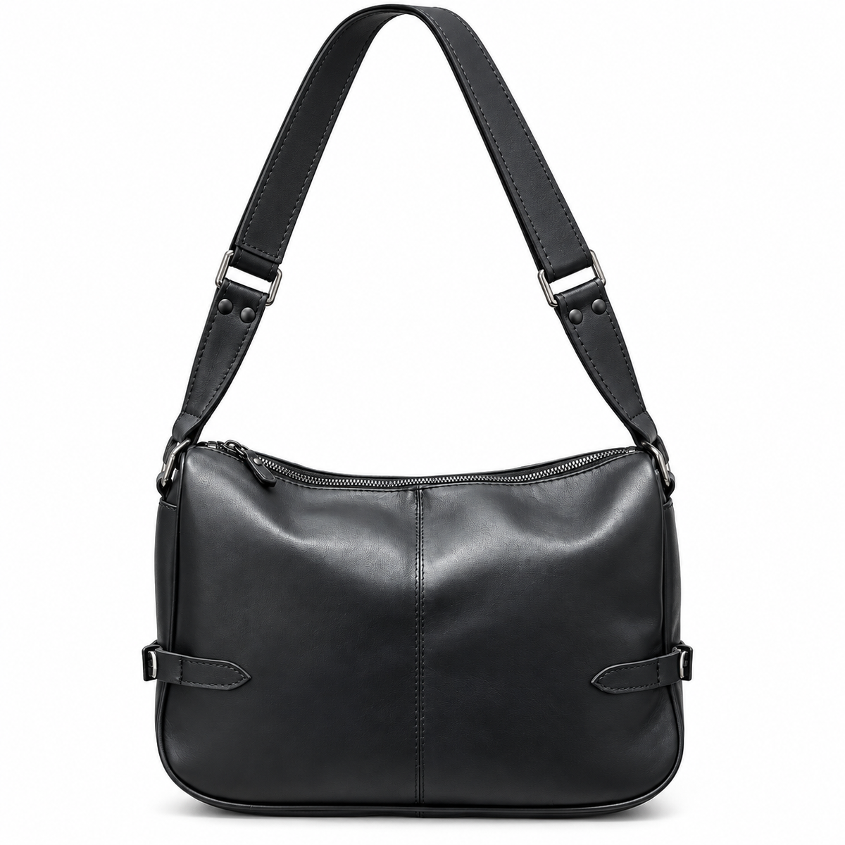 Messenger bolso Dublín Negro Piel