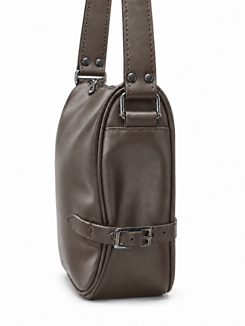 Messenger bolso Dublín Dark Coffee Piel