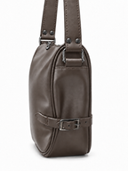 Messenger bolso Dublín Dark Coffee Piel