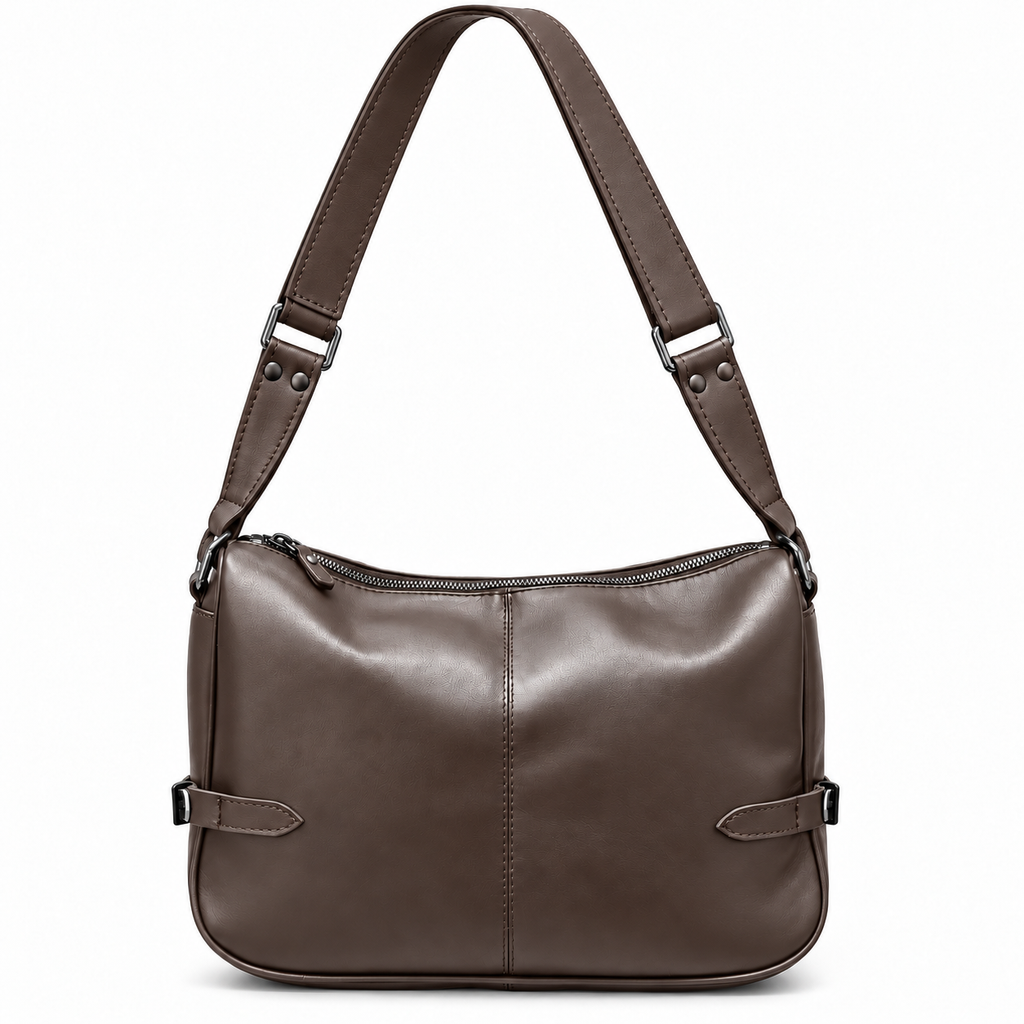 Messenger bolso Dublín Dark Coffee Piel