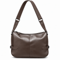 Messenger bolso Dublín Dark Coffee Piel