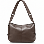 Messenger bolso Dublín Dark Coffee Piel