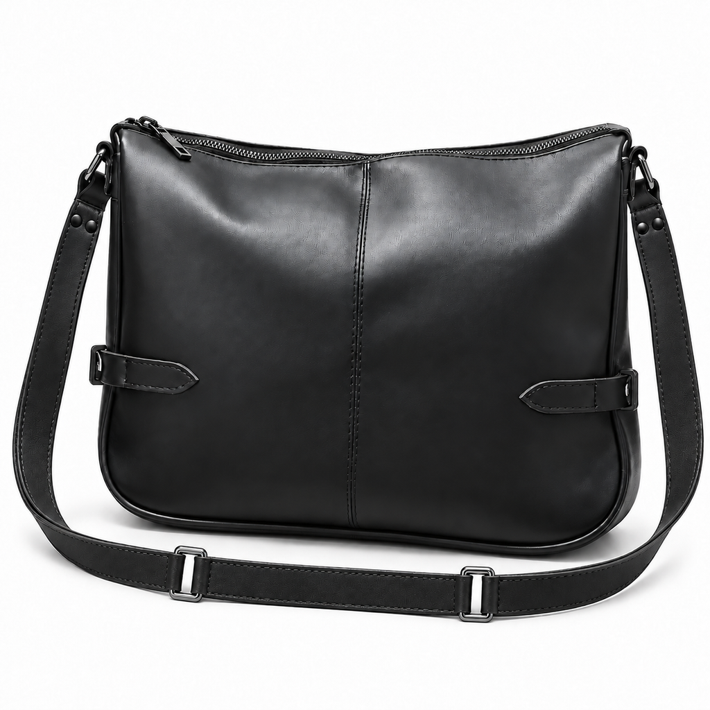 Messenger bolso Dublín Negro Piel