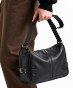 Messenger bolso Dublín Negro Piel