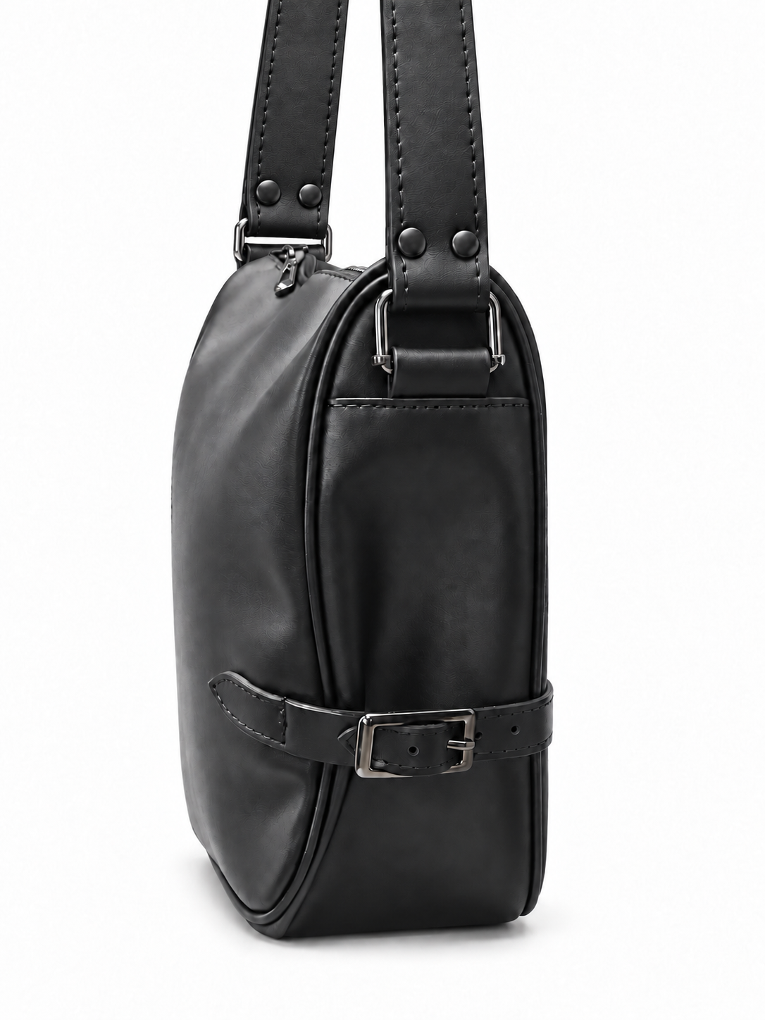 Messenger bolso Dublín Negro Piel