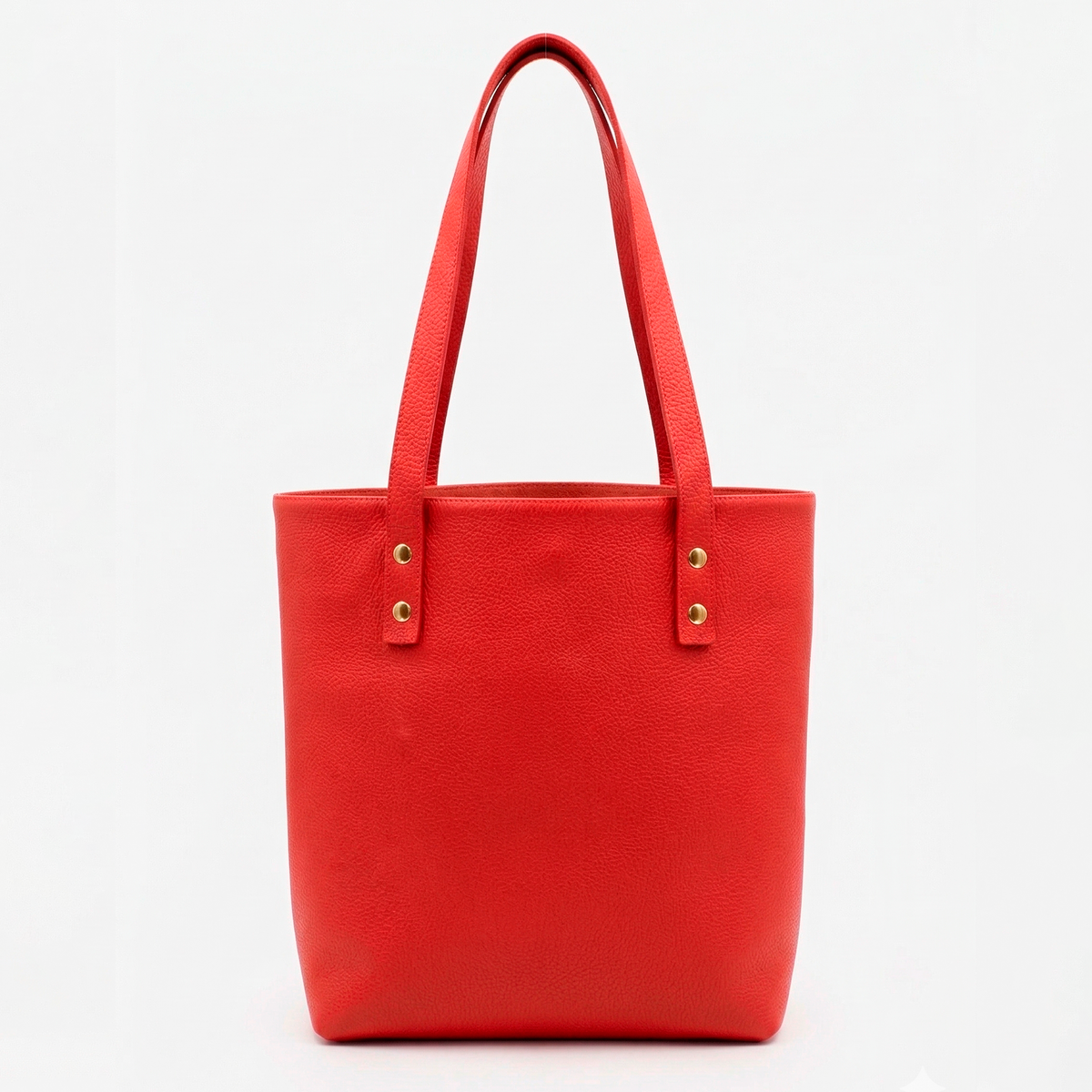 Bolsa Maya Piel Rojo