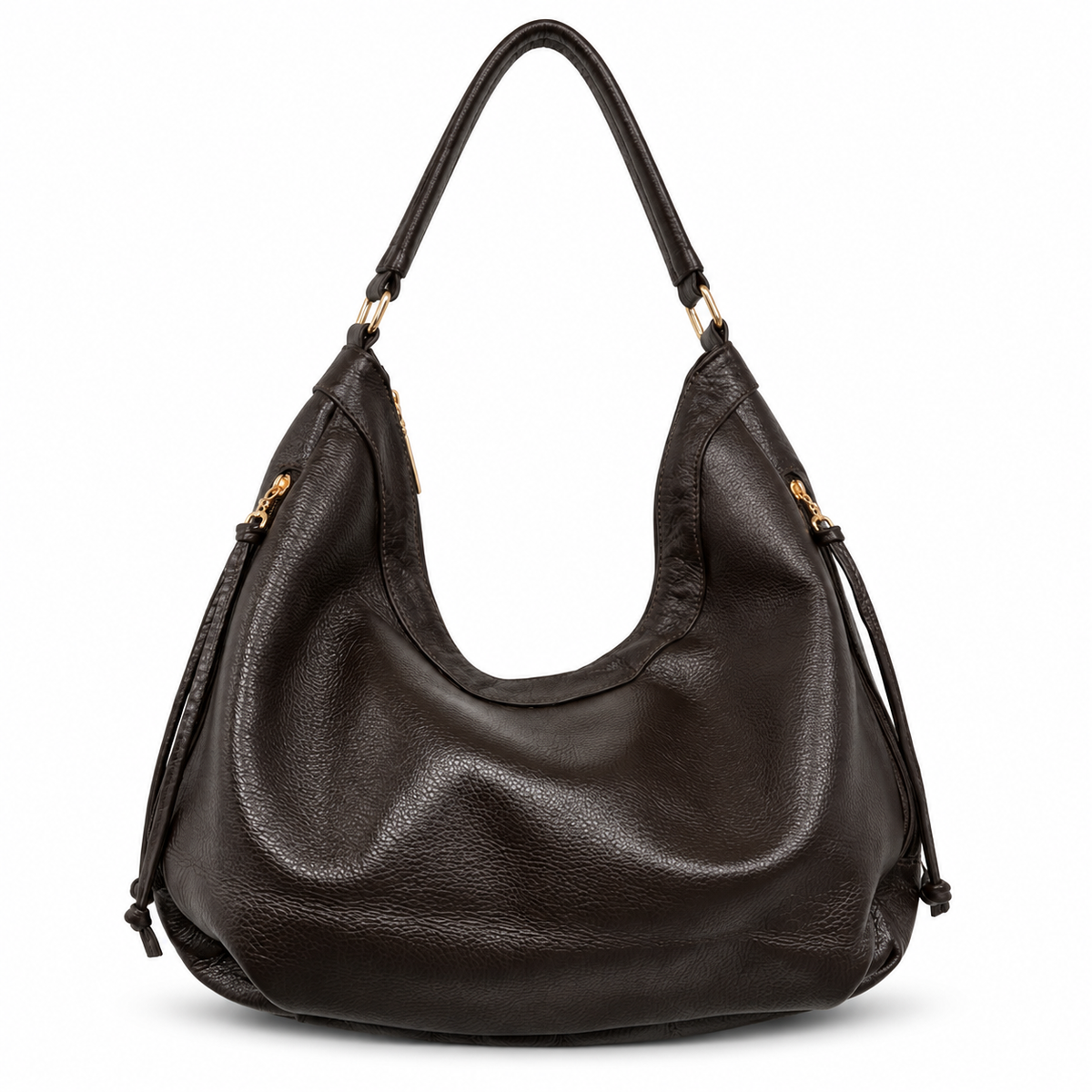 BOLSA LUNA PIEL CAFÉ