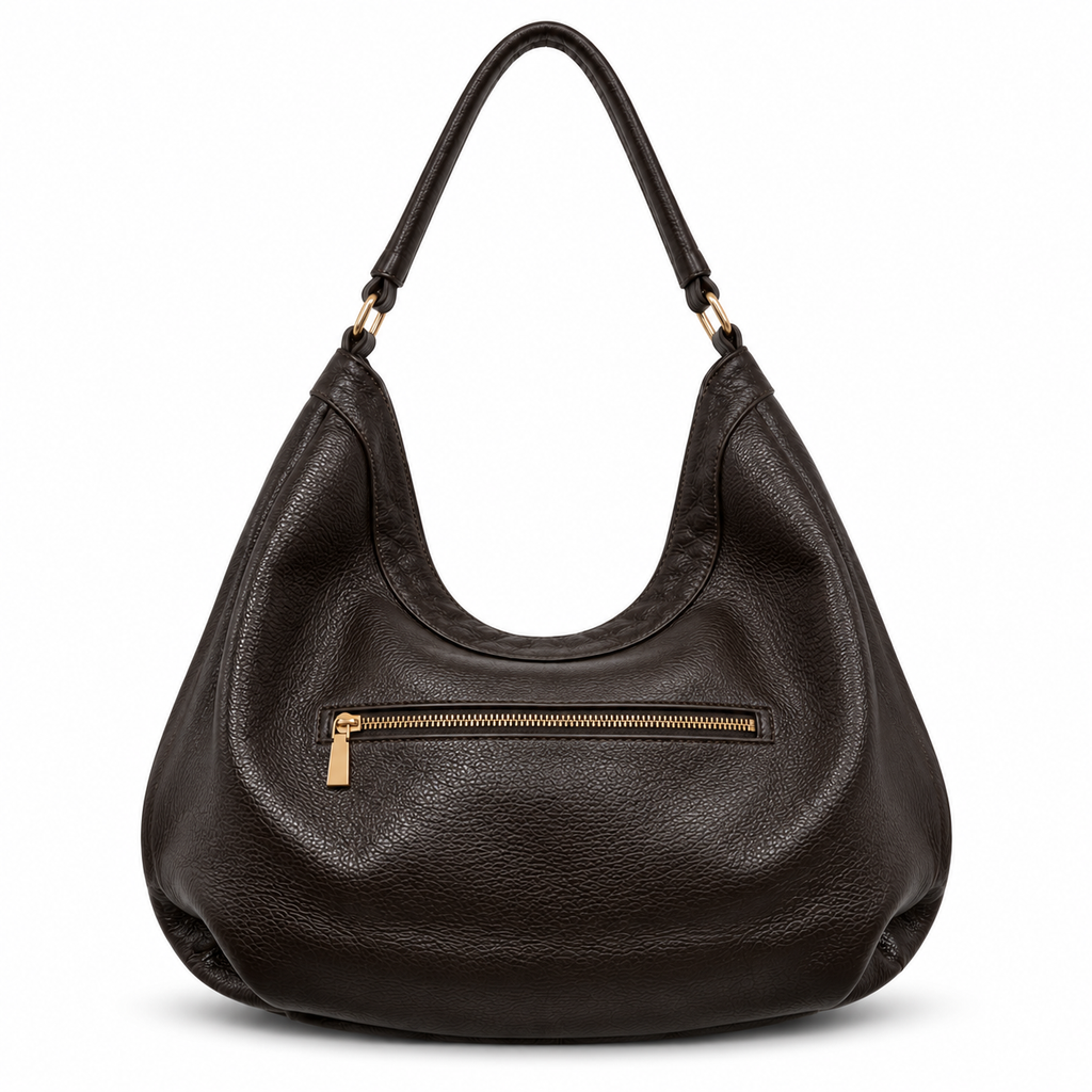 BOLSA LUNA PIEL CAFÉ