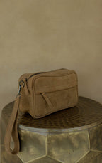 Neceser Crossbody Polo Grasso Tobacco