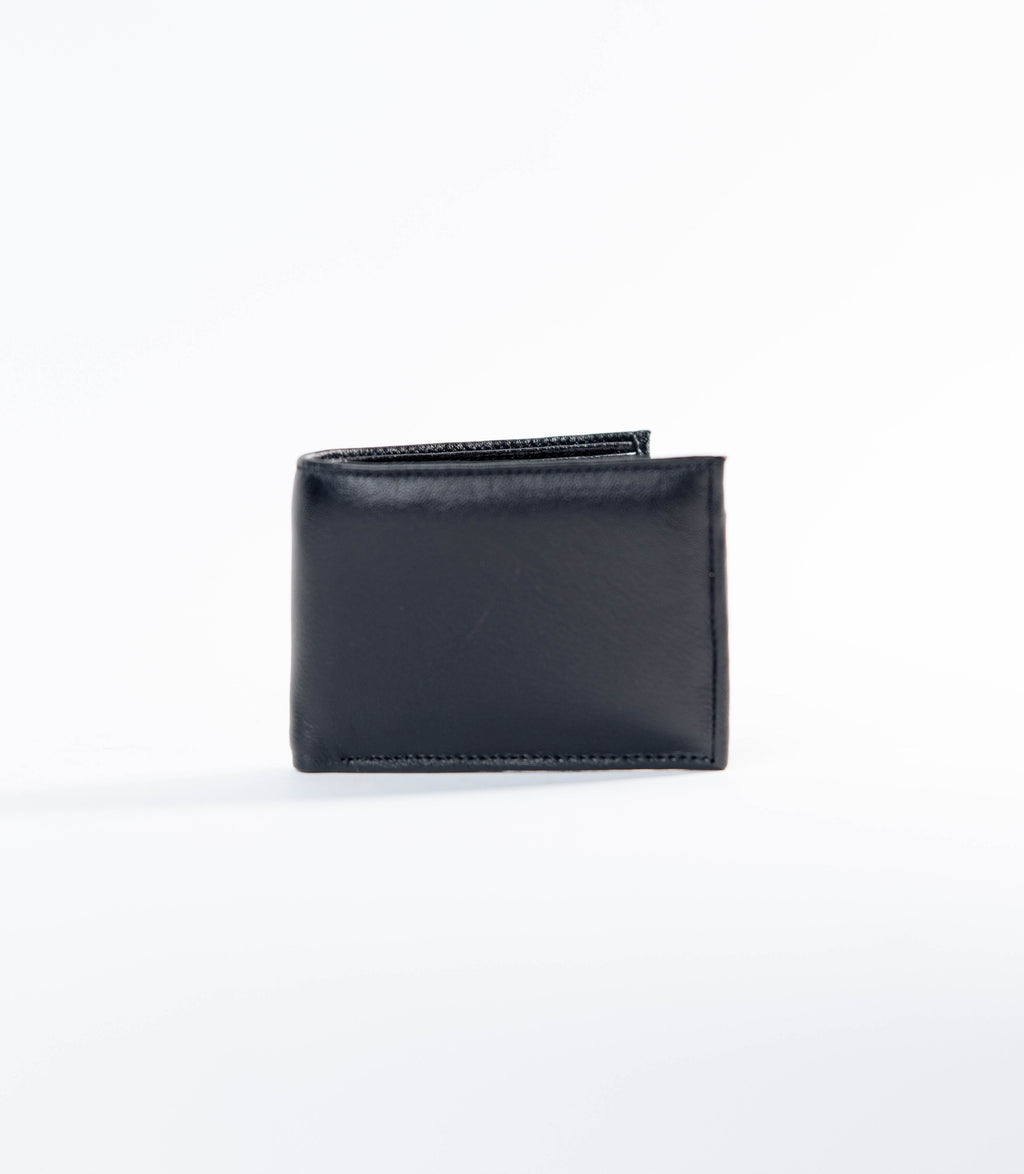 Cartera Caballero Negro Piel
