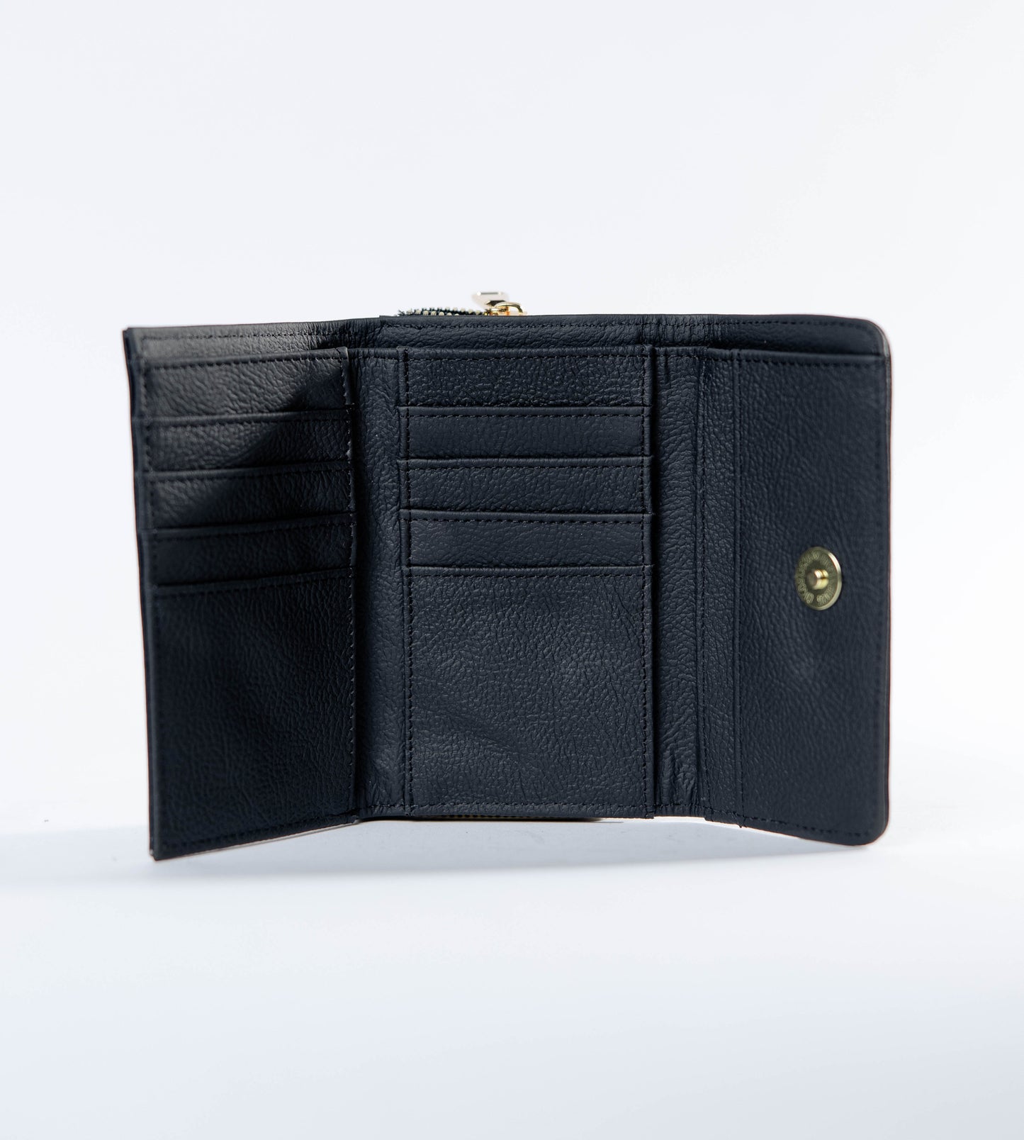 Cartera M Negro Piel