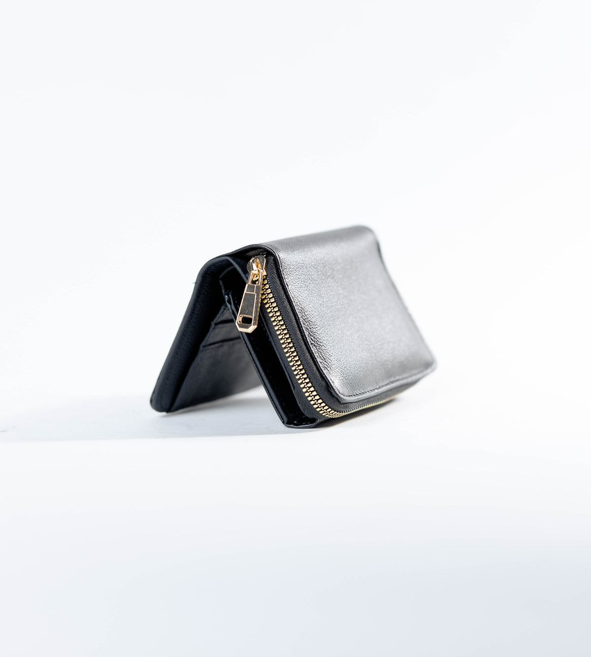 Cartera C Negro Piel