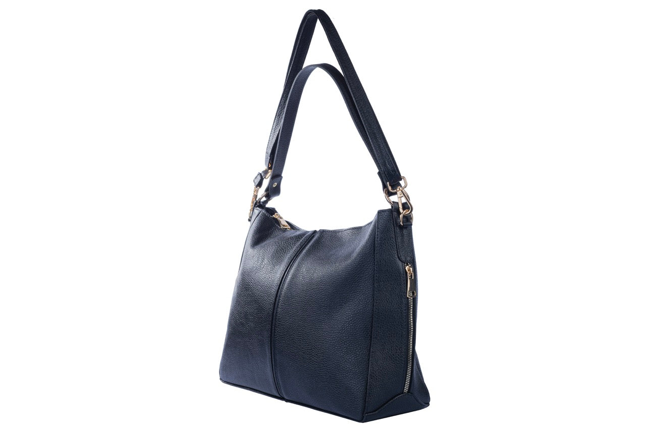 Bolsa May Negro Piel