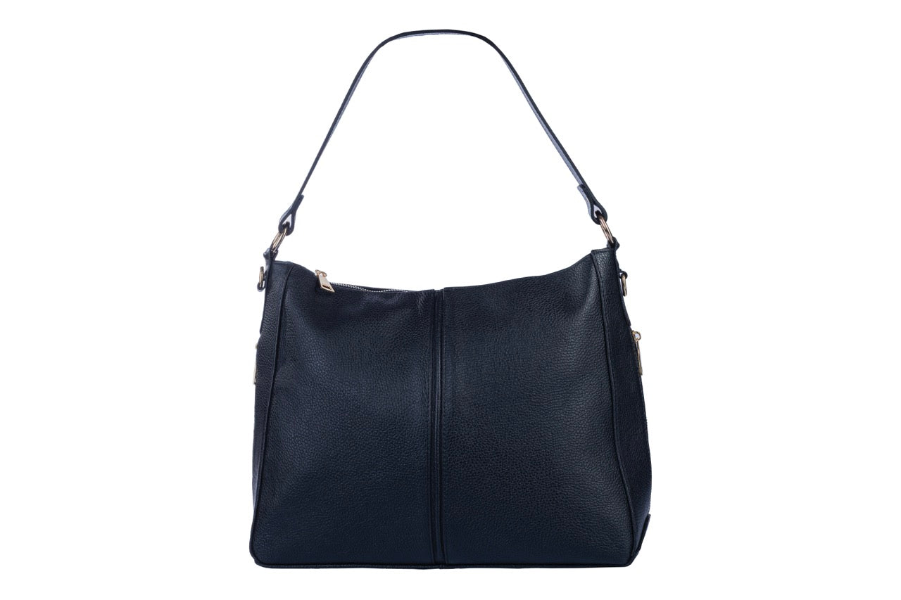Bolsa May Negro Piel