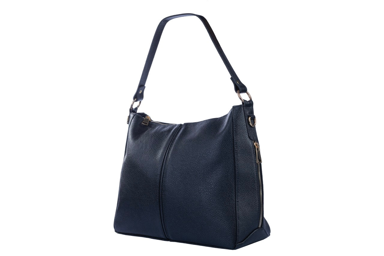 Bolsa May Negro Piel