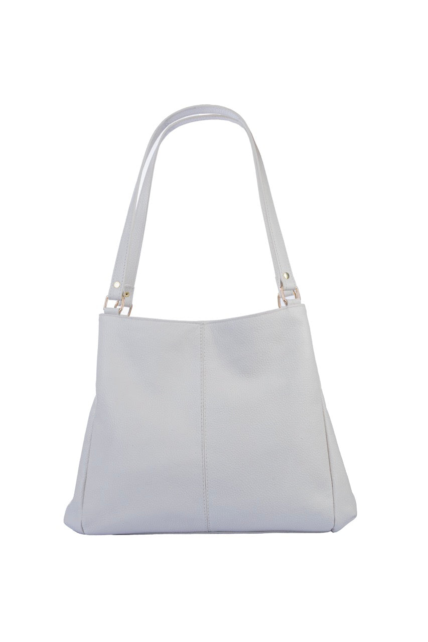 Bolsa Ital Ivory Piel