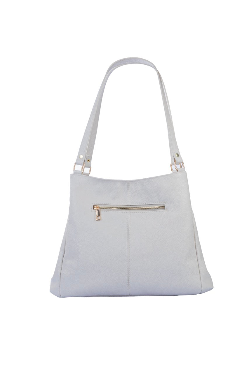Bolsa Ital Ivory Piel