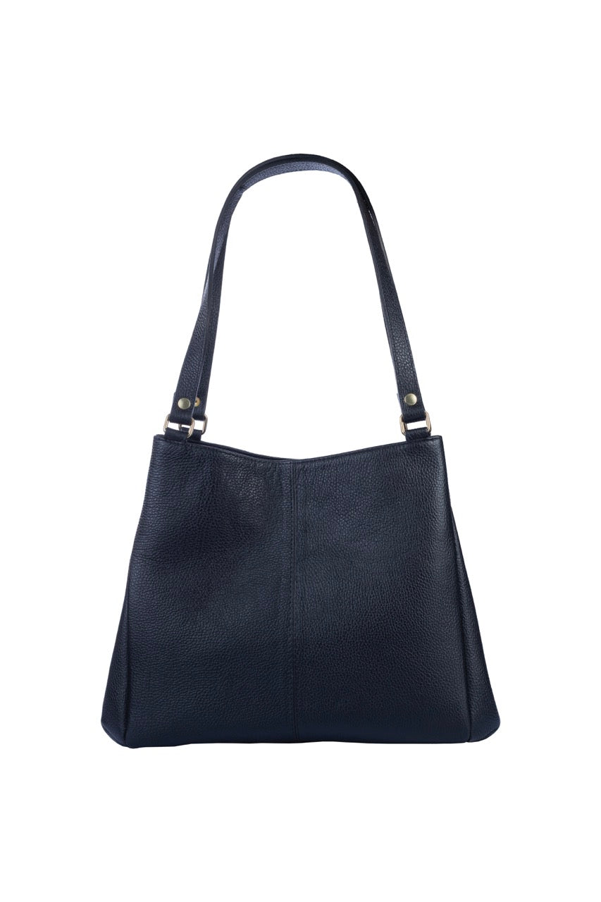 Bolsa Ital Negro Piel