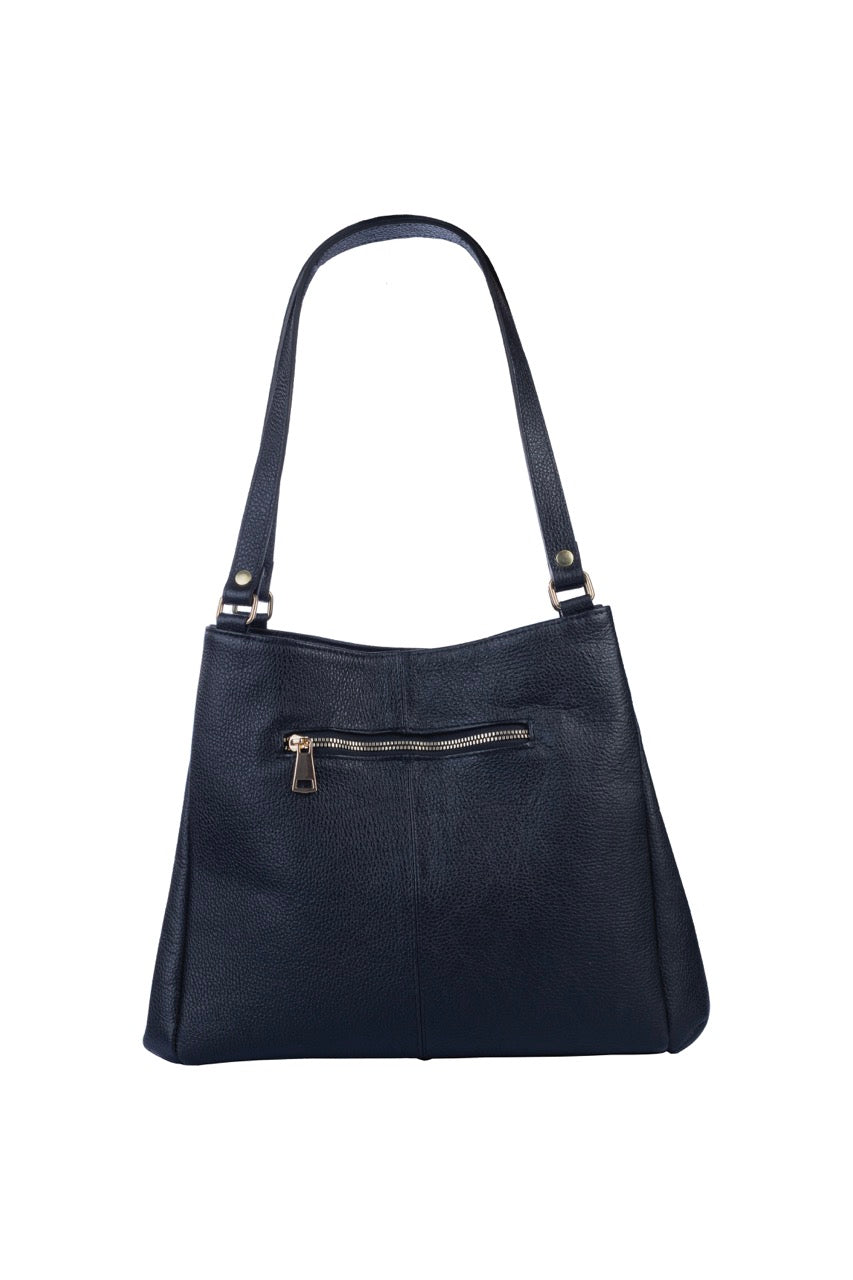Bolsa Ital Negro Piel