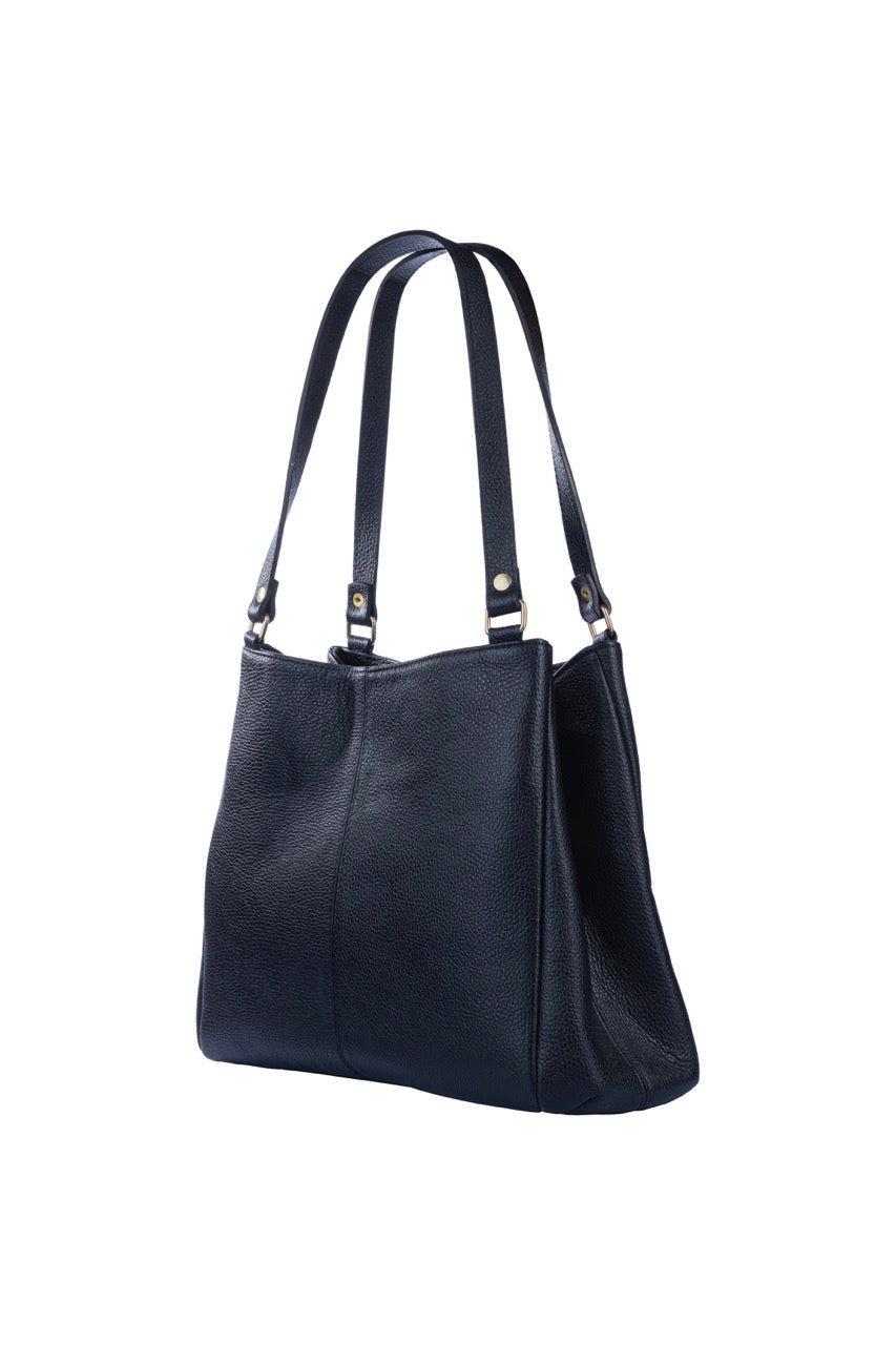 Bolsa Ital Negro Piel