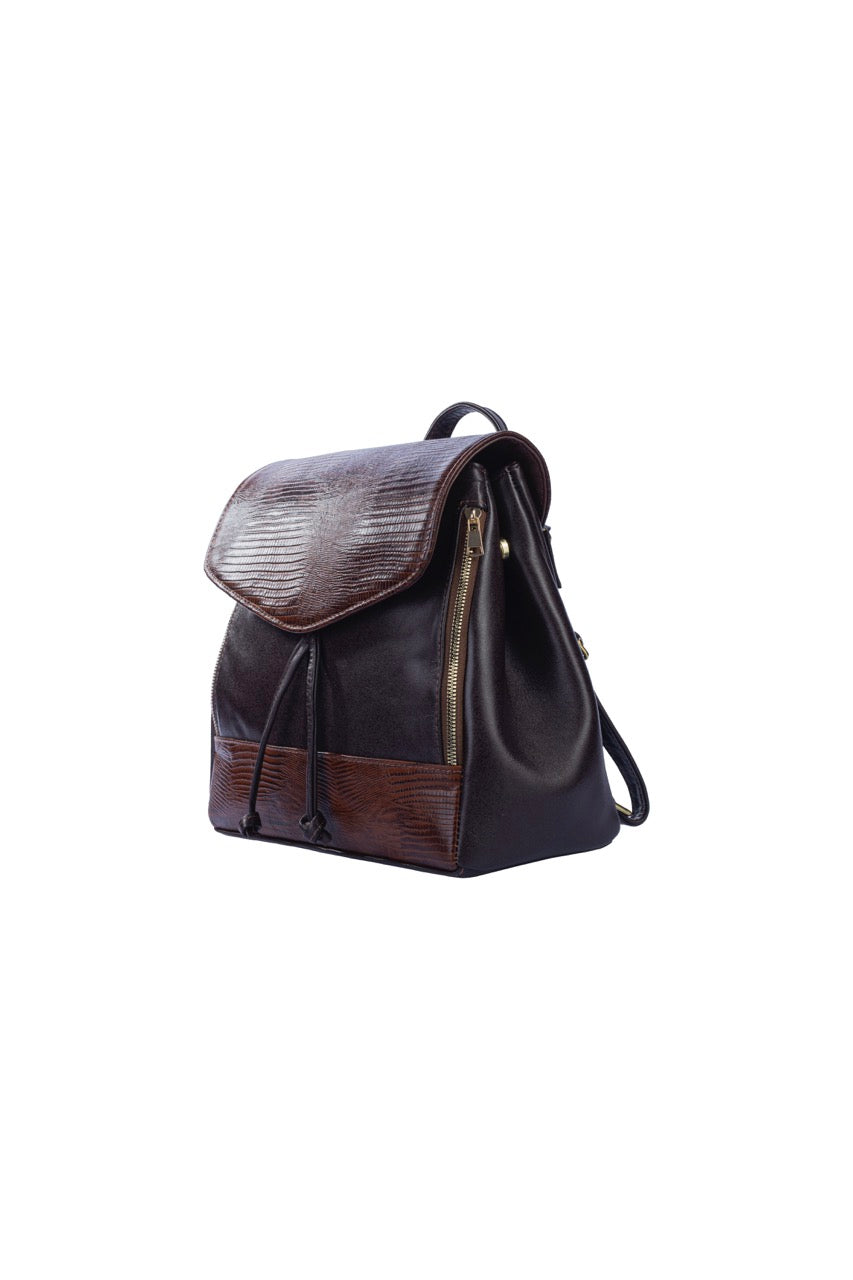 Mochila bolsa Mayté Cafe Piel