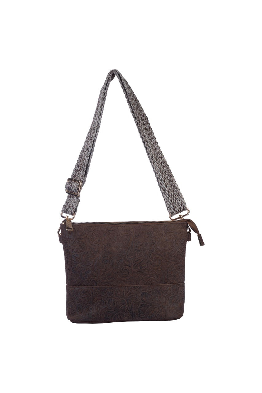 Bolsa Andrea Grasso Cafe Piel