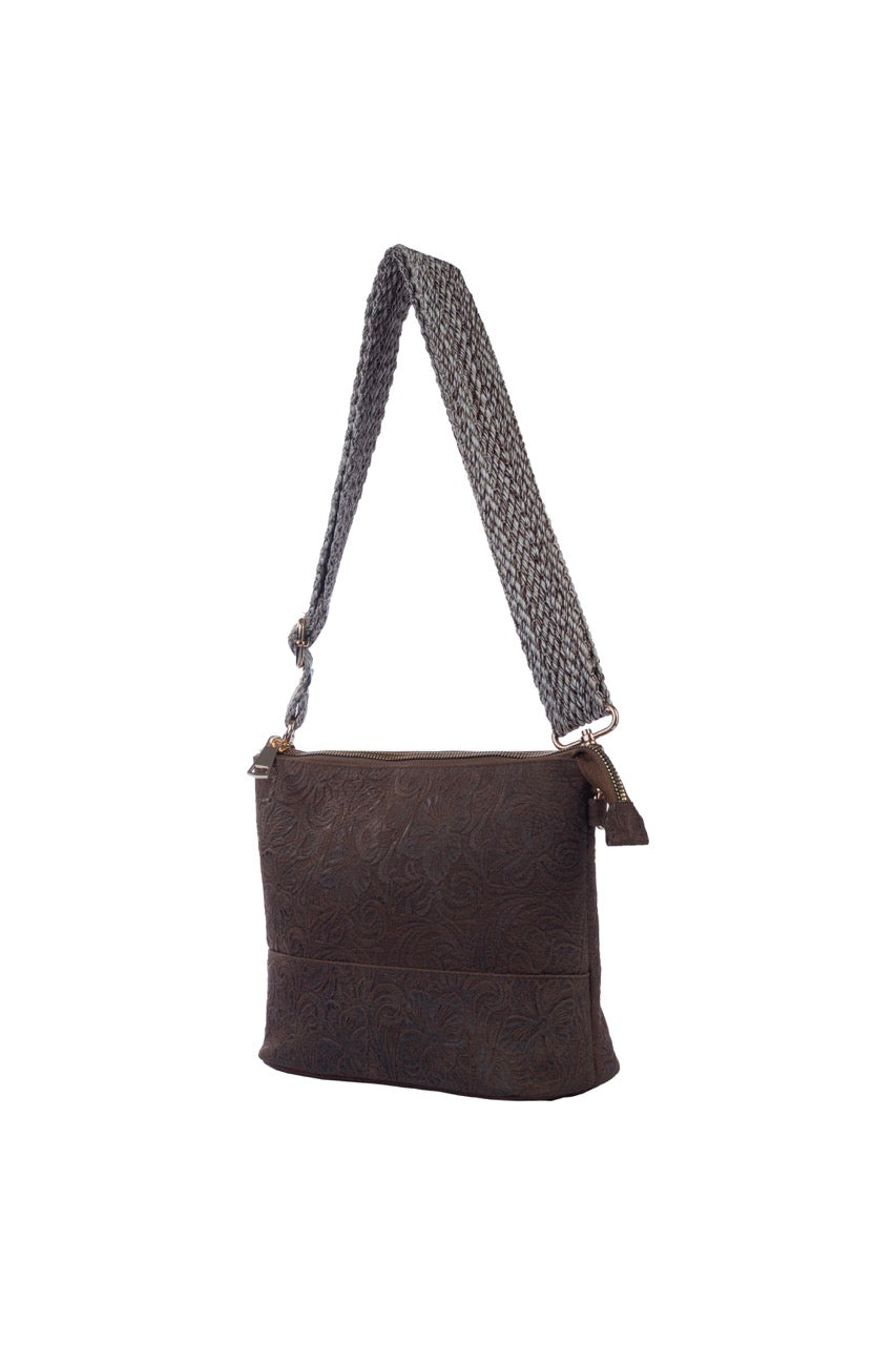 Bolsa Andrea Grasso Cafe Piel