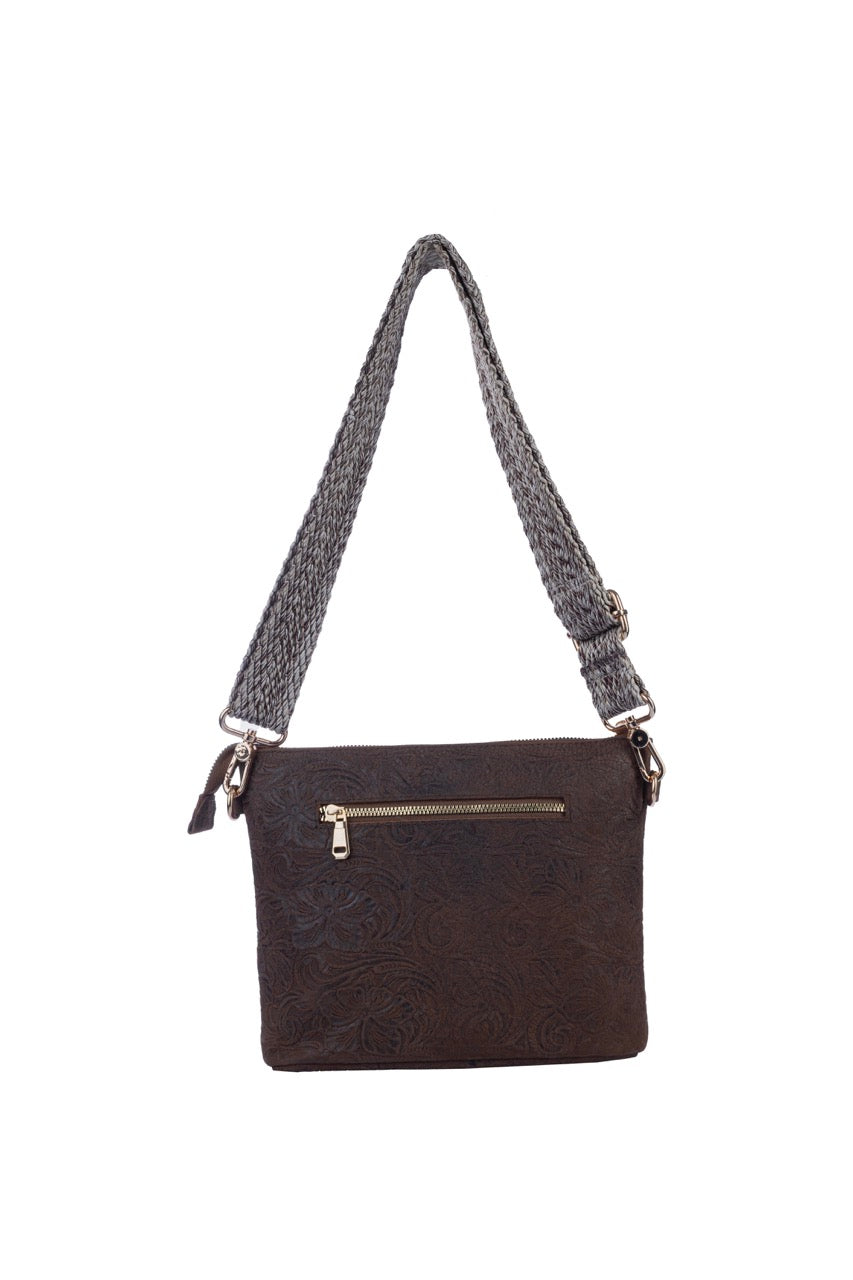 Bolsa Andrea Grasso Cafe Piel