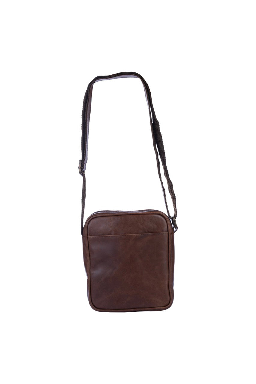 Bandolera Amarfi Caoba Piel