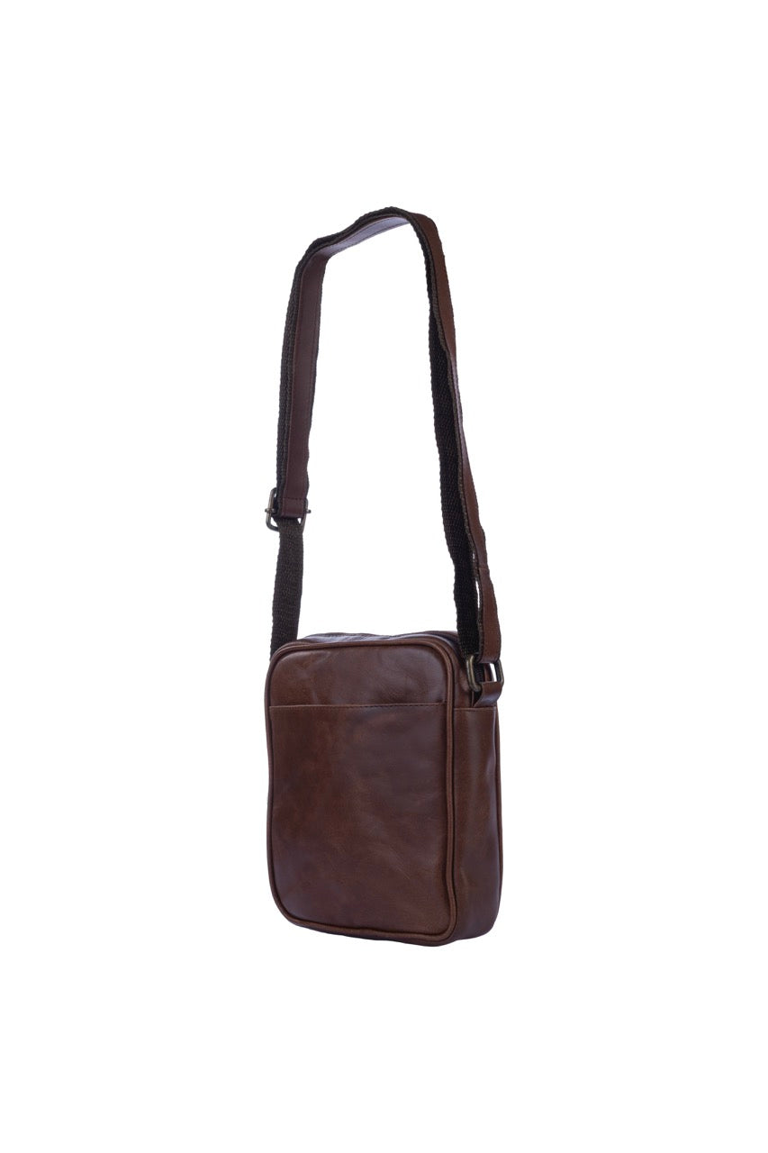 Bandolera Amarfi Caoba Piel