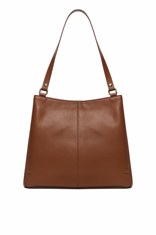 Bolsa Ital Camel Piel