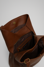 Bolsa Ital Camel Piel