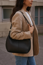 Bolsa Karol Negro Piel