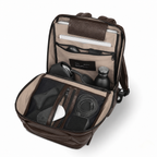 Backpack Montreal Piel Café Oscuro