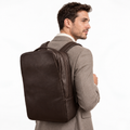 Backpack Montreal Piel Café Oscuro