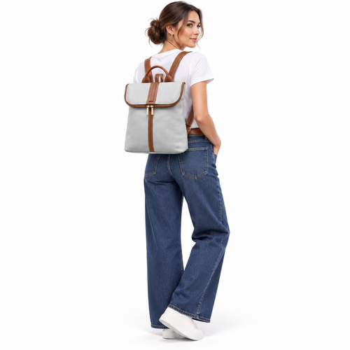 Backpack Venice Ivory-Miel  Piel