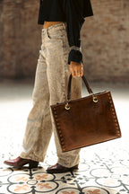 Bolsa Mar Lizard Miel Piel