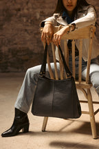 Bolsa Ital Negro Piel