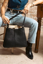 Bolsa Ital Negro Piel