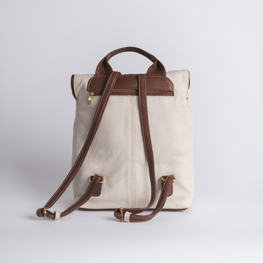 Backpack Venice Ivory-Miel  Piel