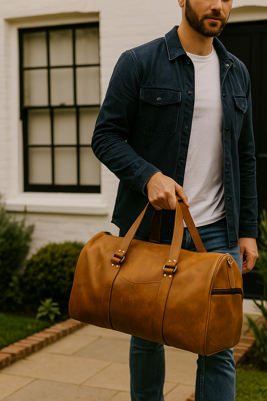 Maleta Toscana Miel Piel