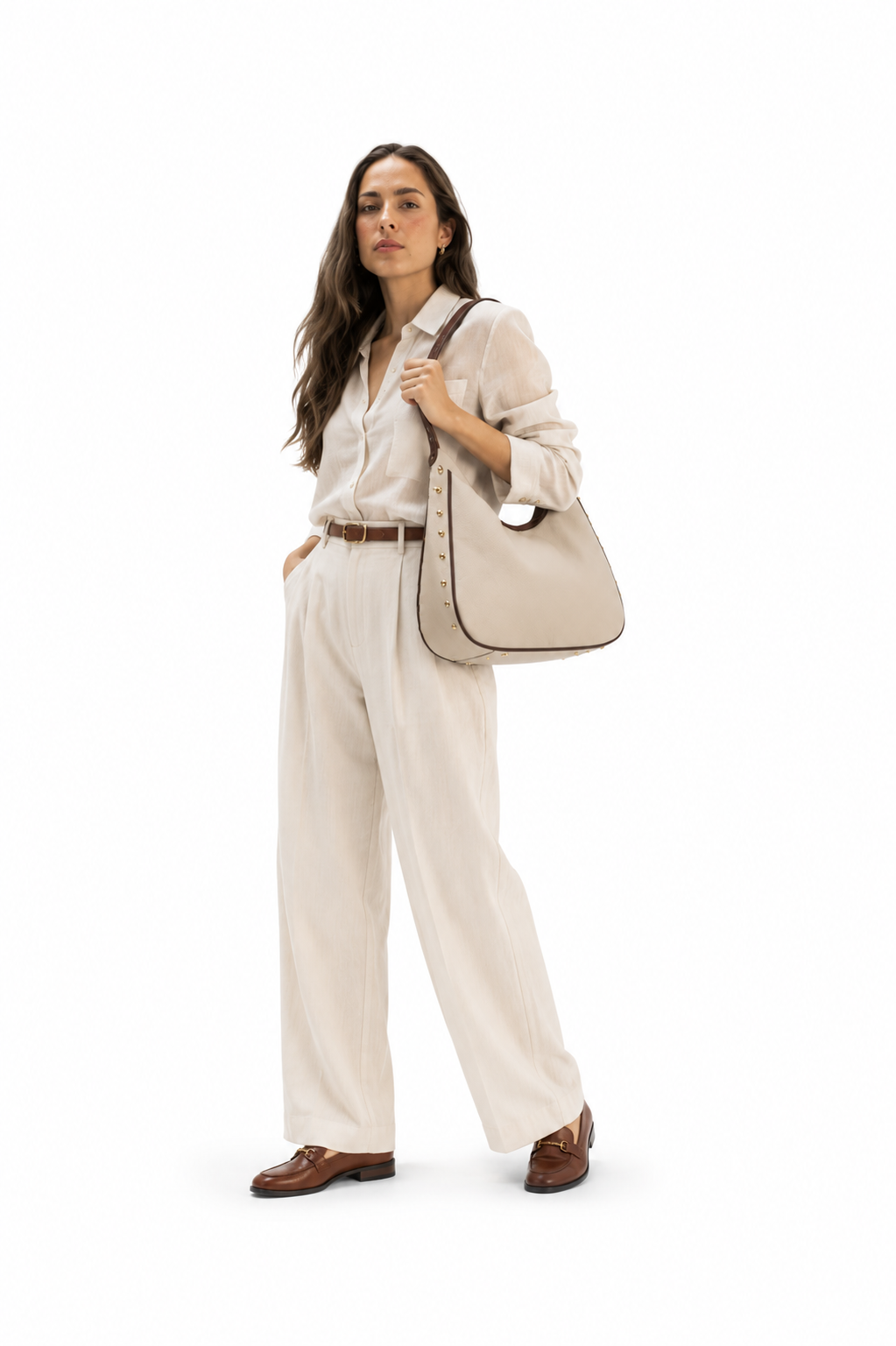 Bolsa Virginia Ivory Miel
