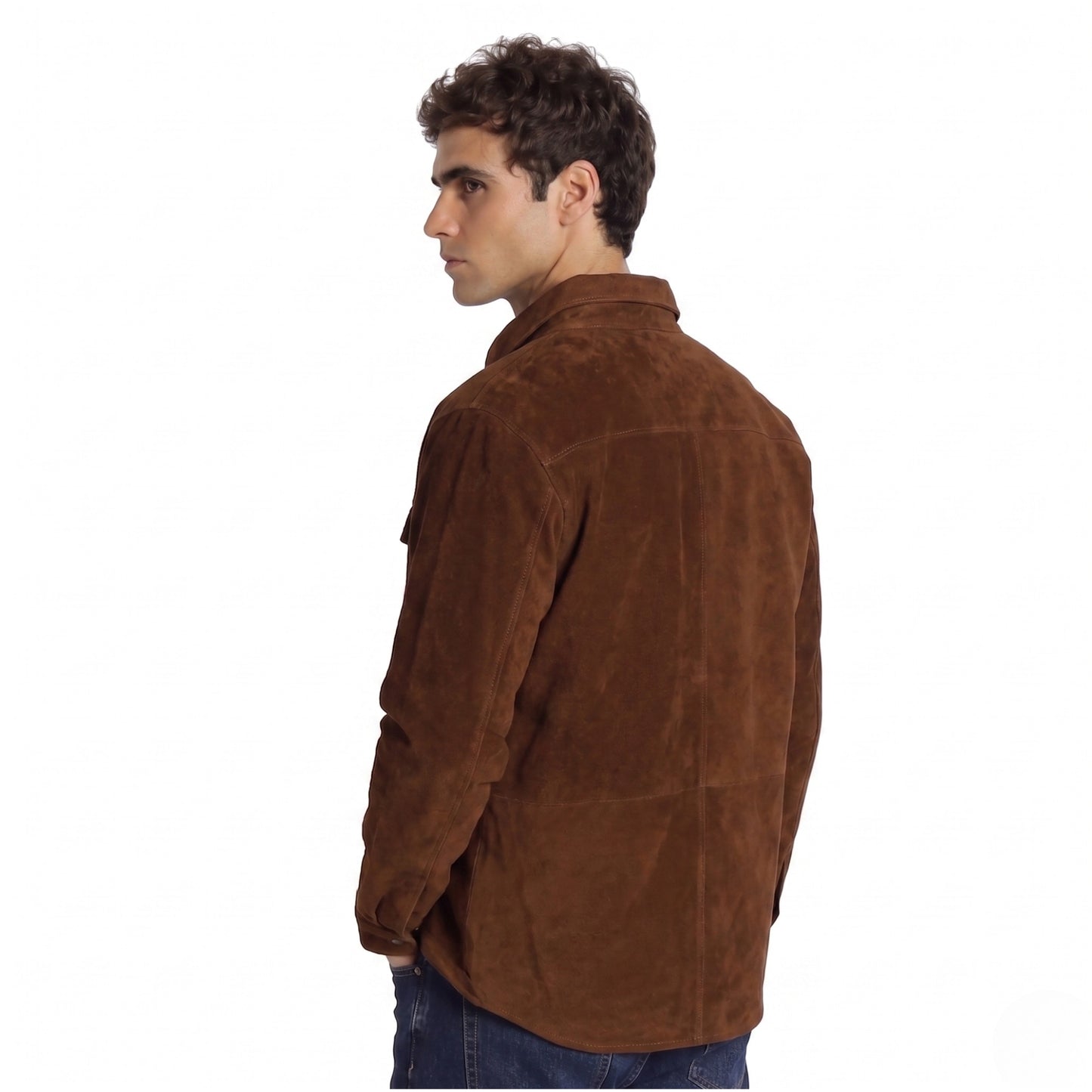 Sobrecamisa PIEL ante Angelo tabaco