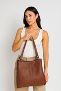 Bolsa Ital Camel Piel